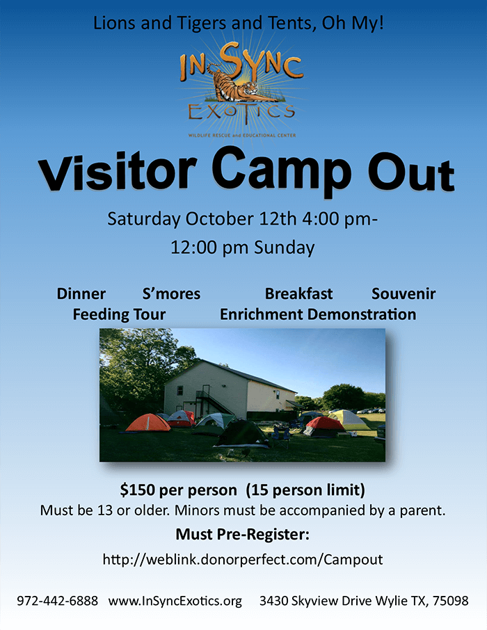 Visitor Campout - Oct 2024